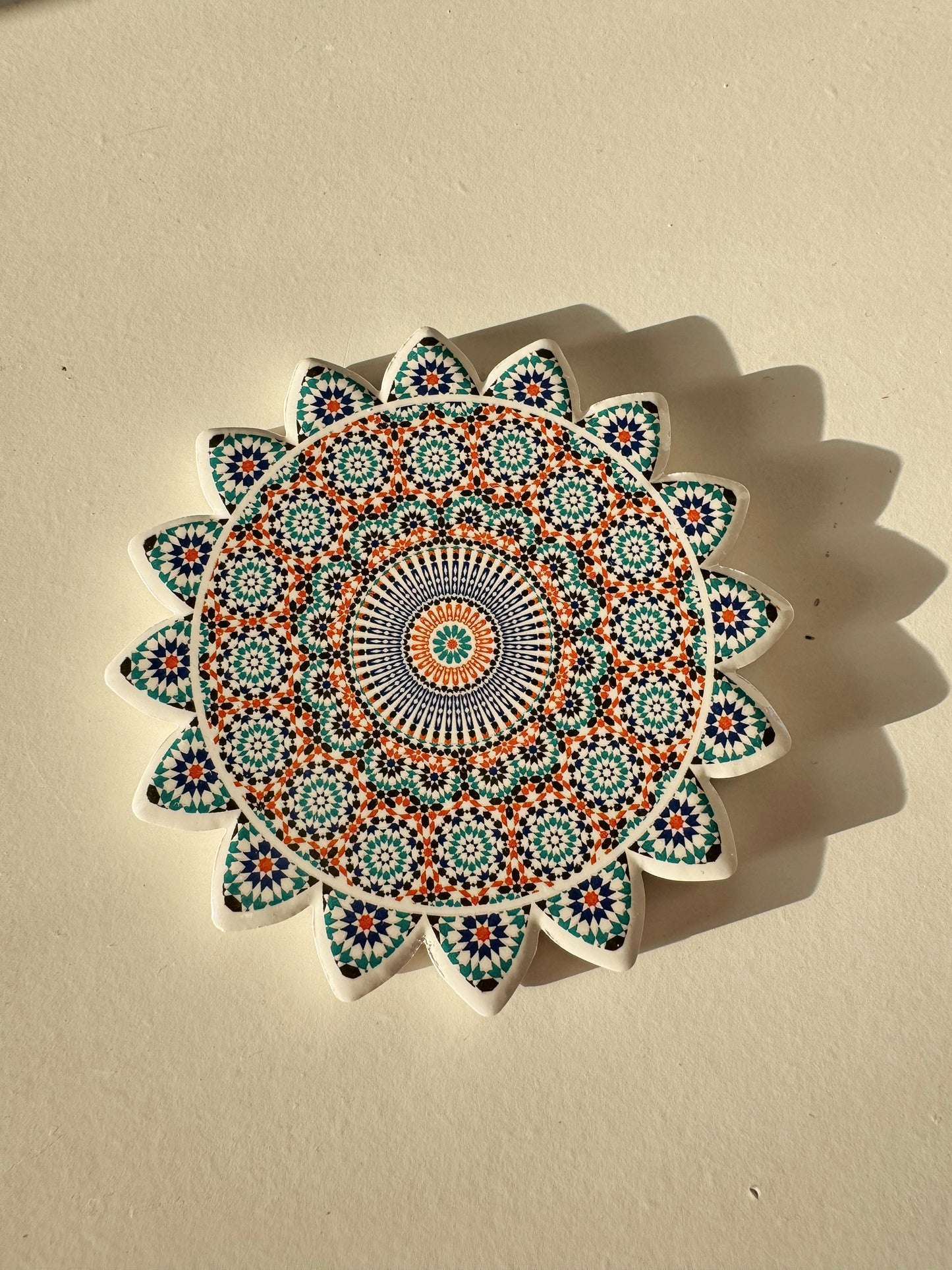 Moroccan Ceramic Coaster - Fès