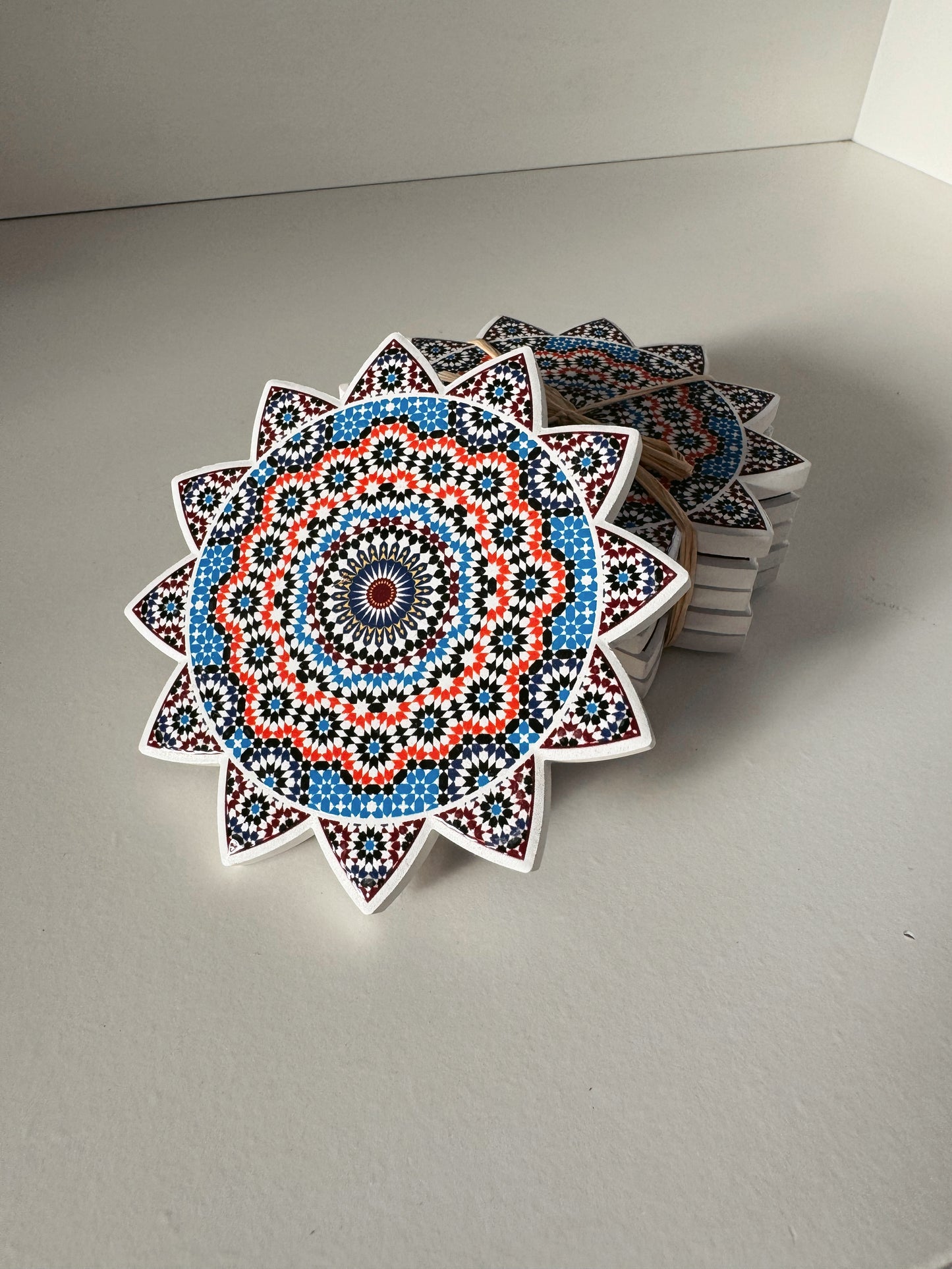 Moroccan Ceramic Coaster - Agadir