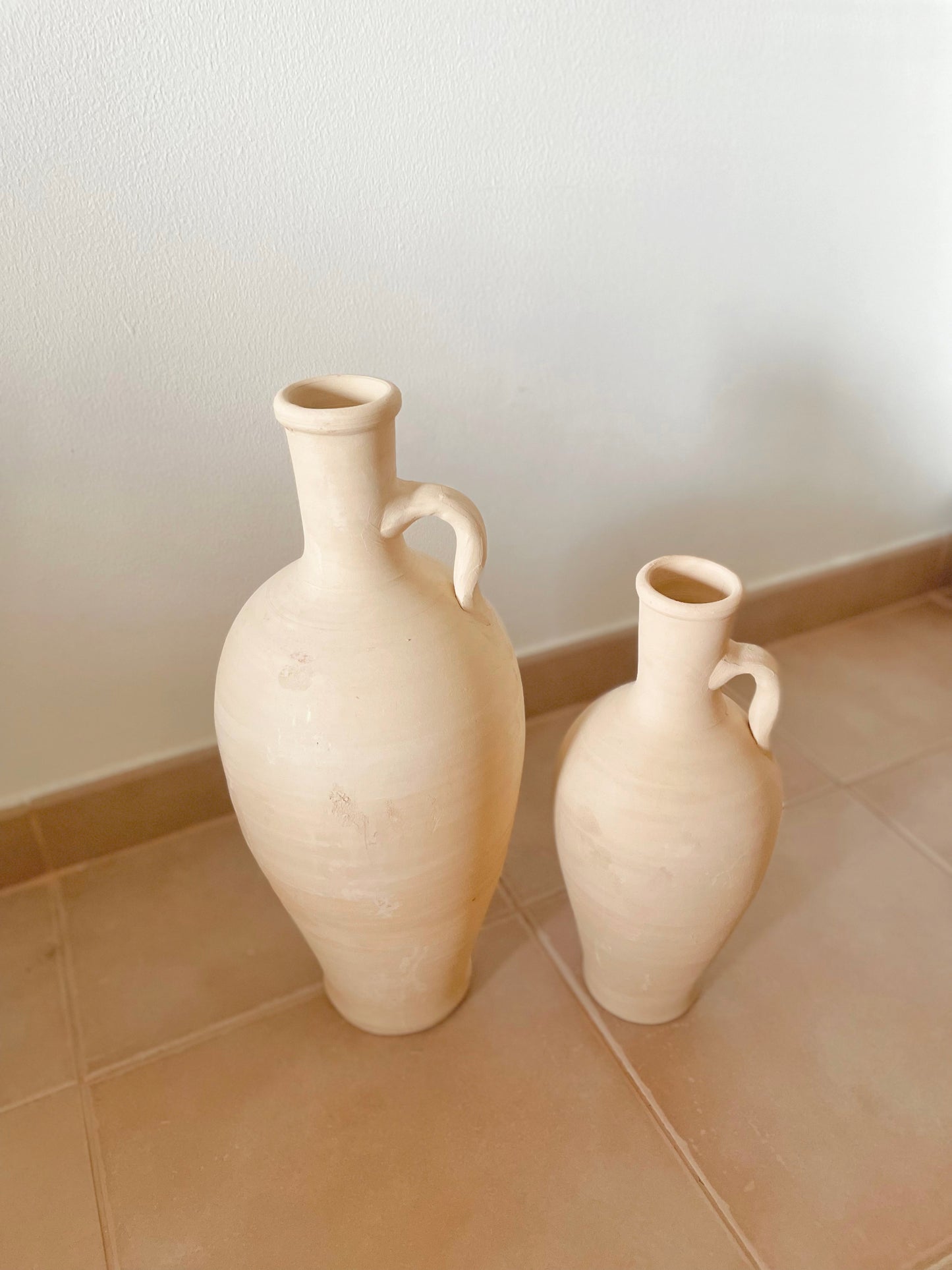 Amphora Earthenware Pots - Tuscan