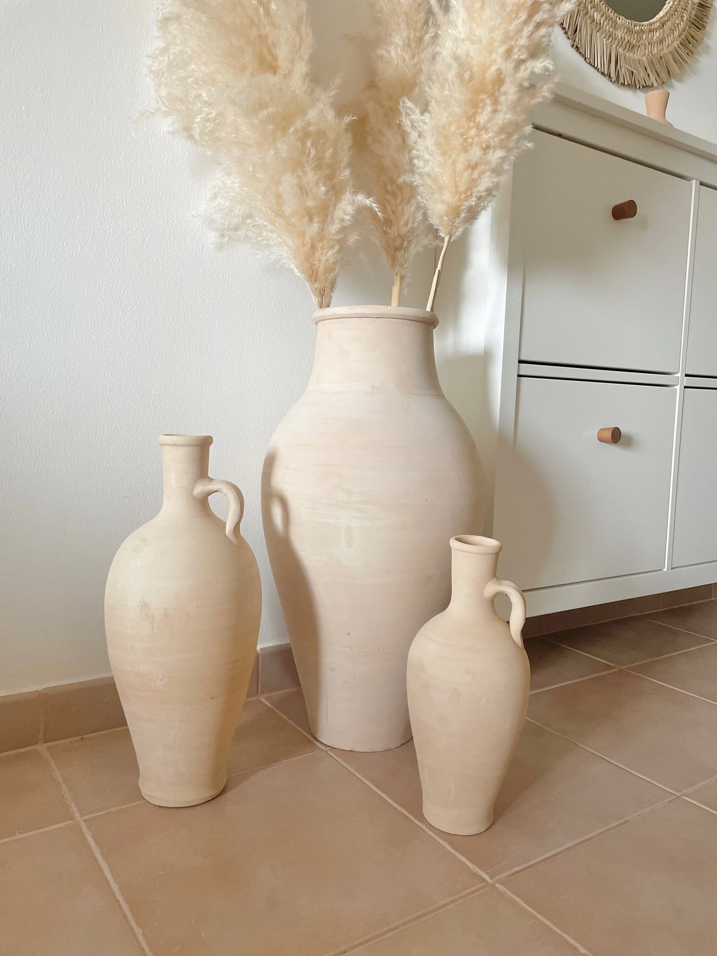 Amphora Earthenware Pots - Tuscan